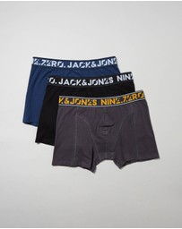 Jack & Jones - 3-Pack Jaccolton Solid Trunks SN