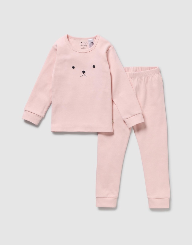 Wilson & Frenchy - Organic Rib Long Sleeved Pyjamas - Kids