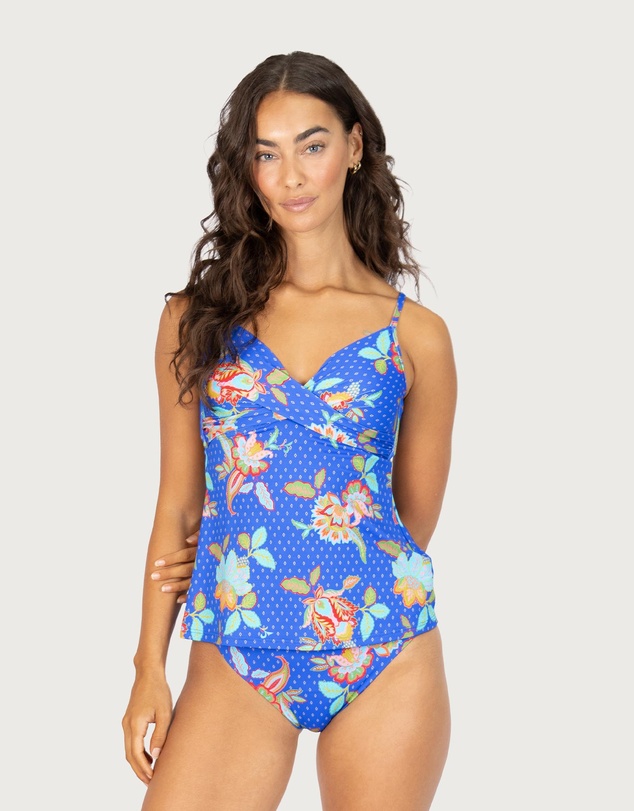 Baku Swimwear - Spice Temple Multi Fit Wrap Singlet Top
