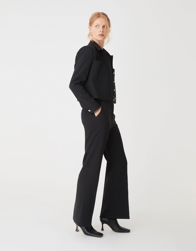Forcast - Sadie Patch Pocket Crop Jacket