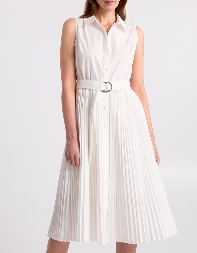 David Lawrence - Tehile Pleat Shirt Dress