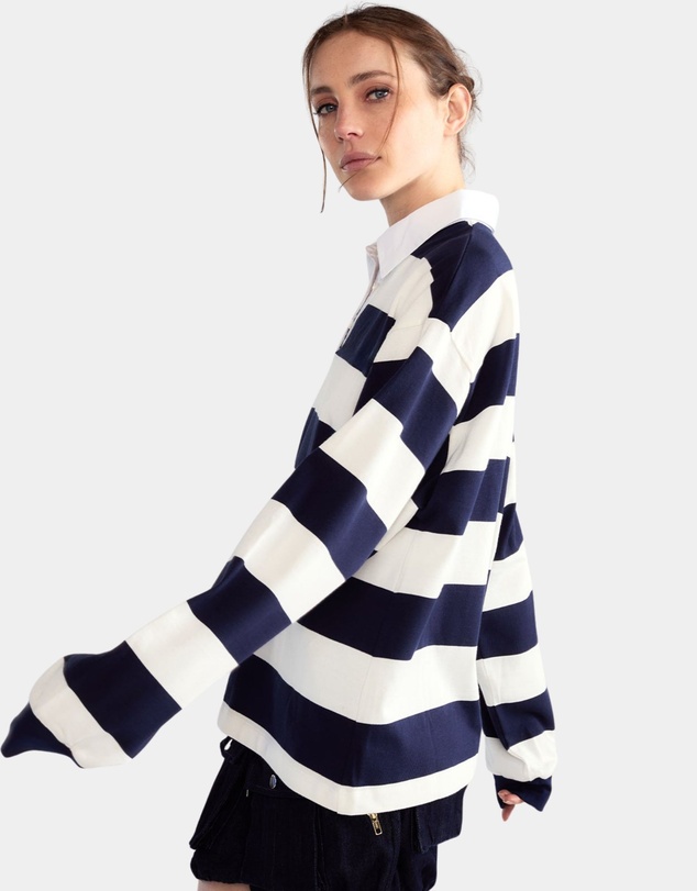 Cynthia Rowley - Ardie Striped Rugby Shirt