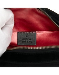 Pre-Loved by Azura Reborn - Pre-Loved GG Marmont Matelasse Velvet Belt Bag