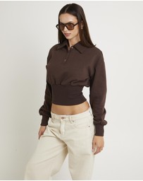 Subtitled - Tori Fleece Button Up
