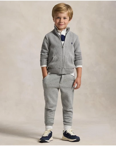 Polo Ralph Lauren - Cotton Full-Zip Sweater - ICONIC EXCLUSIVE - Kids