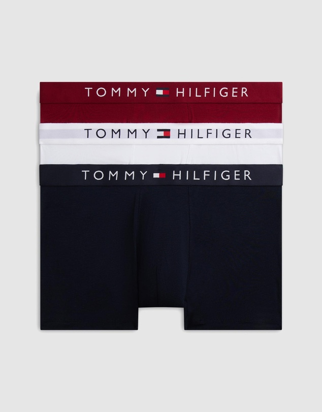 Tommy Hilfiger - 3-Pack TH Original Logo Waistband Trunks