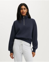 Cotton On - Quarter Zip Sweatshirt