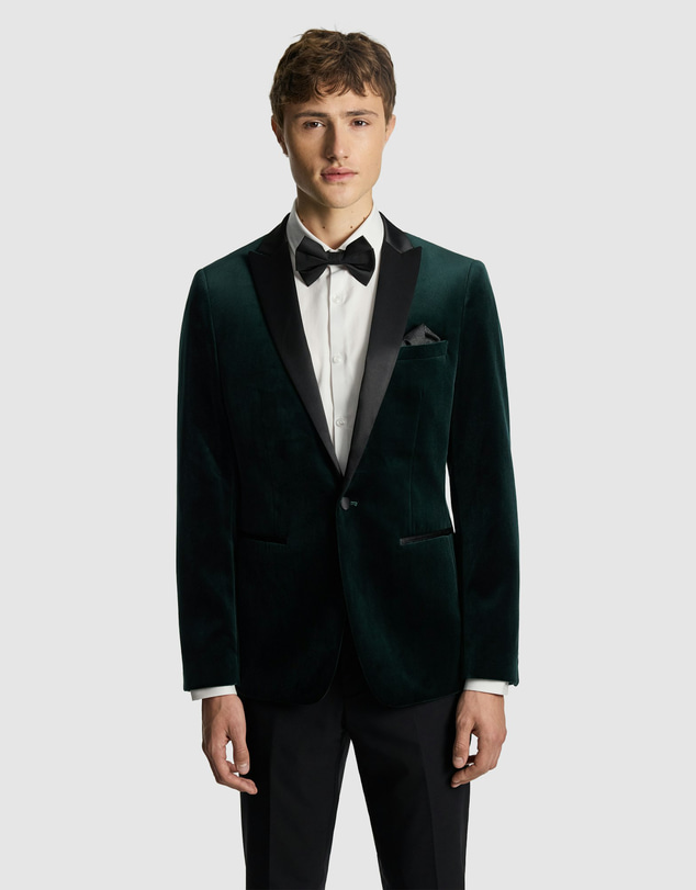 yd. - Milan Velvet Tuxedo Jacket