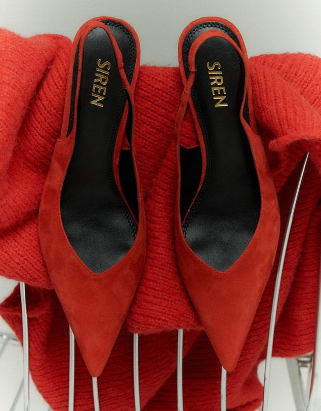 Siren - Yory Slingback Kitten Heels