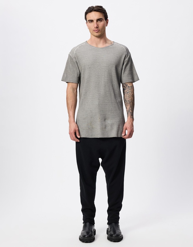 Surrounded By Ghosts - The Arsenic Relaxed Waffle Knit Long Tail T-Shirt