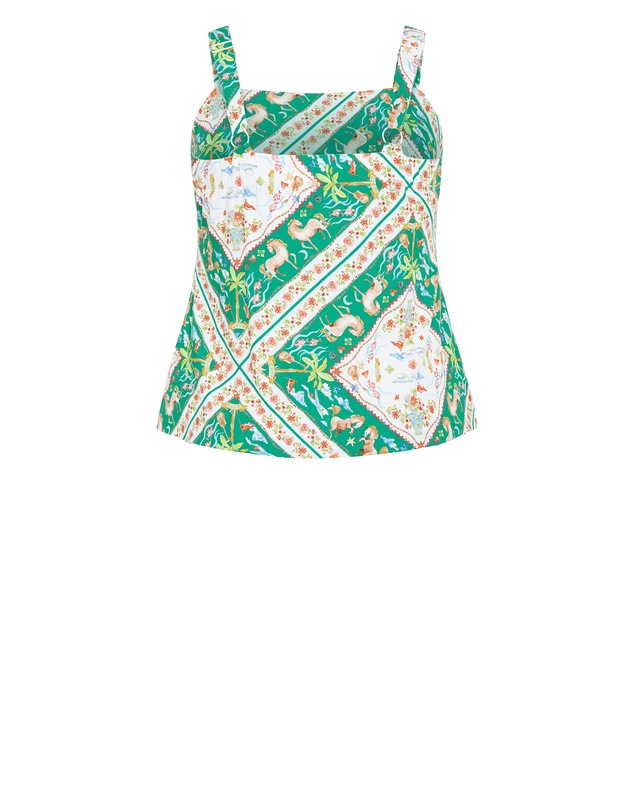 City Chic - Jayla Prairie Print Top