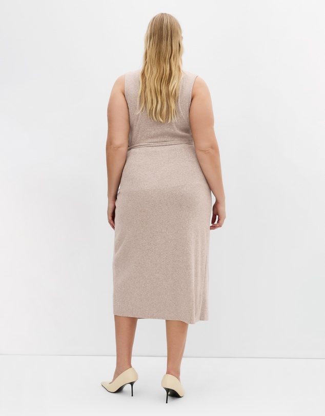 City Chic - Callie Knit Wrap Midi Skirt