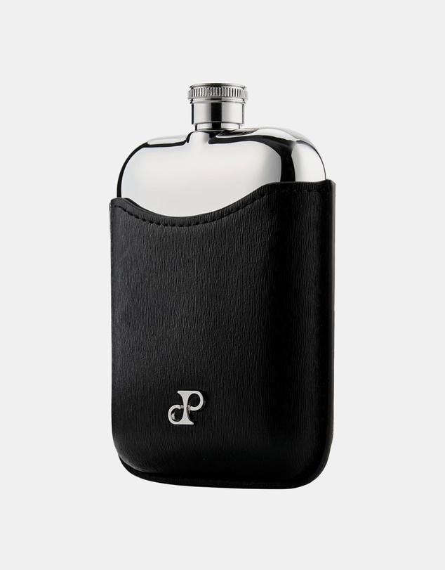 Wolf - Wolf Philipp Hip Flask With Cover Black