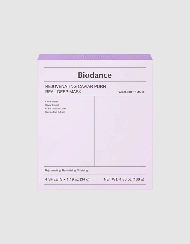 BIODANCE - Rejuvenating Caviar PDRN Real Deep Mask (4pcs)