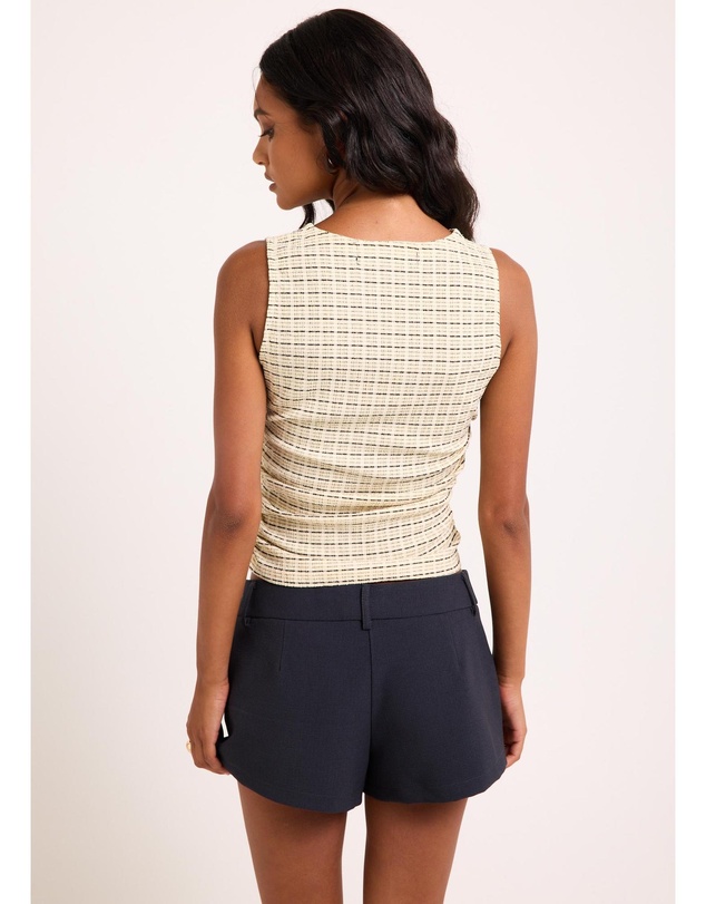 Insight - Winnie Warped Check Top