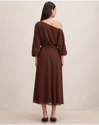 Forever New - Samantha Tipped Draped Midi Dress