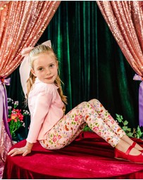 Fleur Harris - 'Toadstool' Signature Legging in Apricot