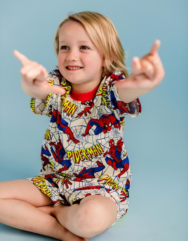 Rock Your Kid - Spider-Man Short Pyjama Set - ICONIC EXCLUSIVE - Kids