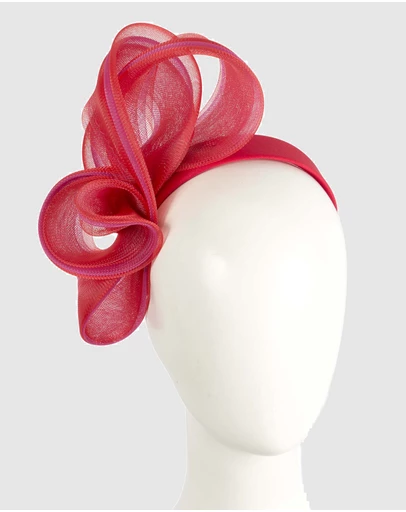 Fillies Collection - Bespoke Red Racing Fascinator