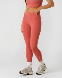 Lorna Jane - Lotus No Chafe Phone Pocket Ankle Biter Leggings