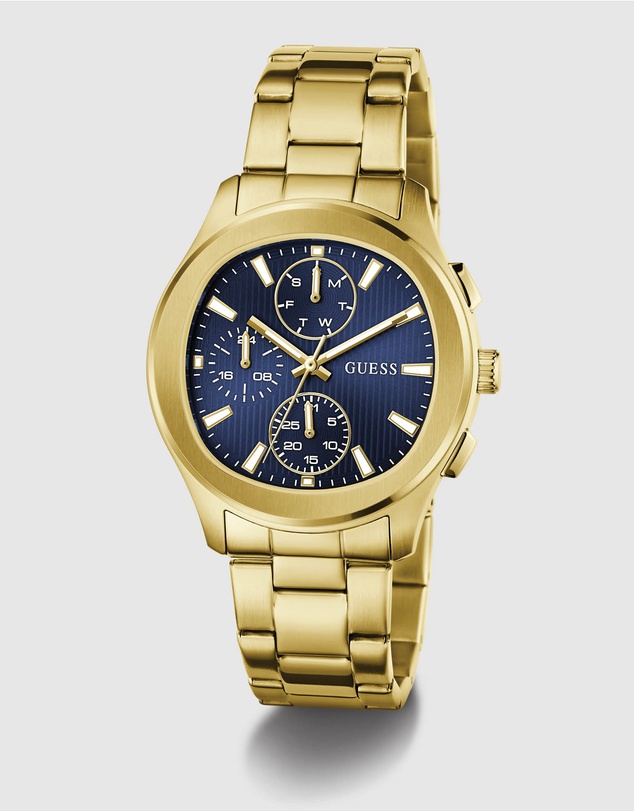 GUESS - GUESS Men's Gold-Tone Multifunction Watch