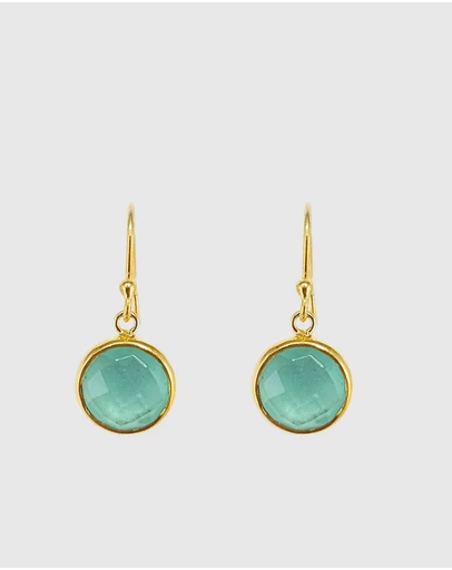 Izoa - Dewdrop Hook Earrings
