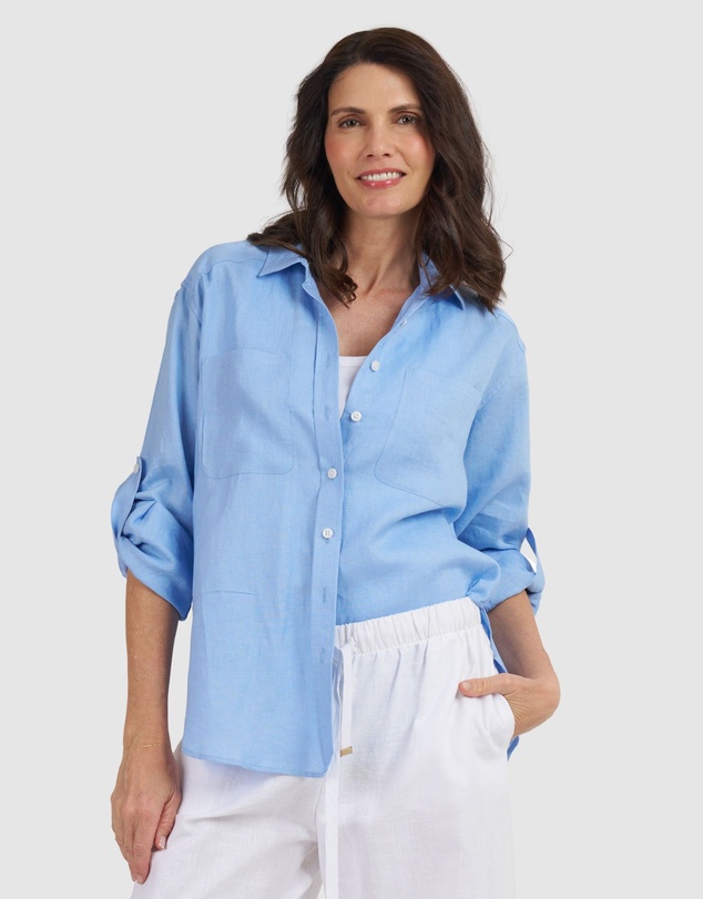 CAMIXA - Luna Oversize Linen Shirt