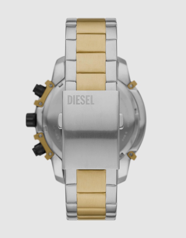 Diesel - Griffed Two Tone Chronograph Watch