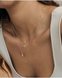 Luna Rae - Solid Gold - My True North Necklace