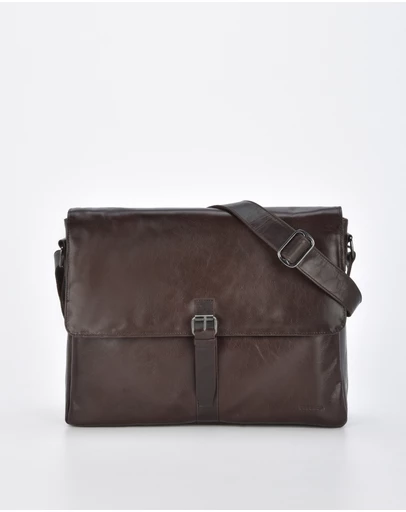 Cobb & Co - Windsor RFID Leather Business Satchel