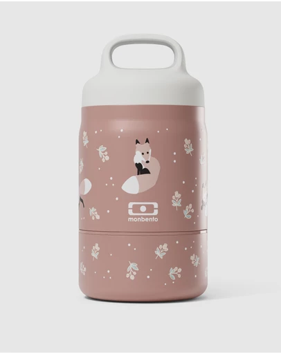 Monbento - Monbento Handy Kids Insulated Lunch Box with Compartments - Fox