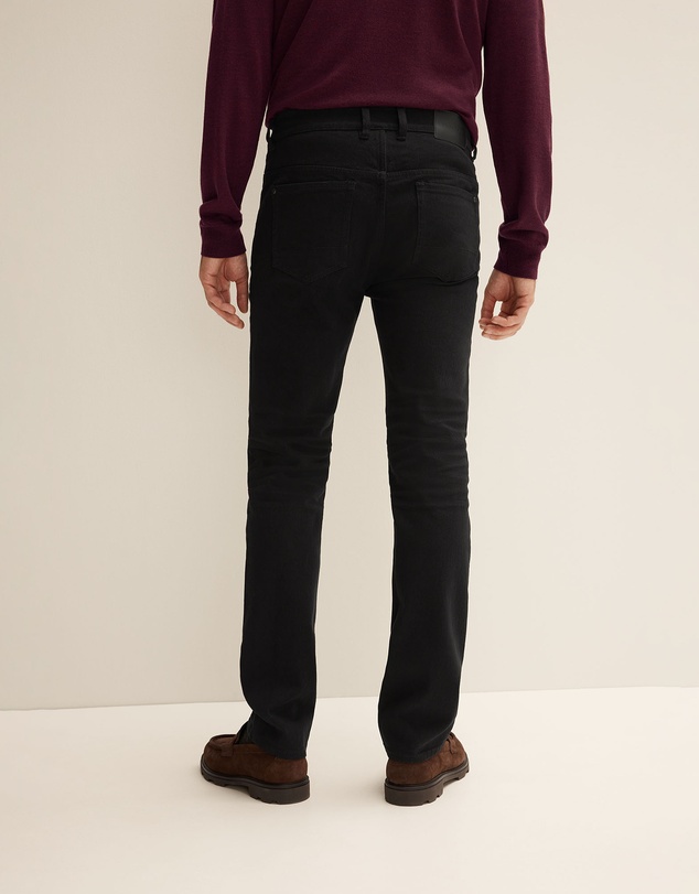 Trenery - Slim Black Wash Jean in Black