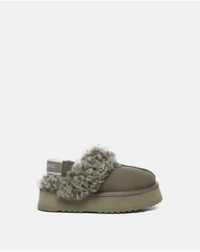 EVERAU - Australian Shepherd Ugg Waffle Curly Platform Cow Suede Upper House Shoes