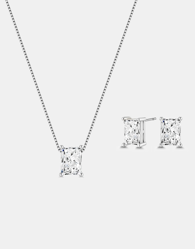 Mestige - Vera Brilliance Set - Silver Plated