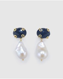 Izoa - Kiara Baroque Pearl Earrings