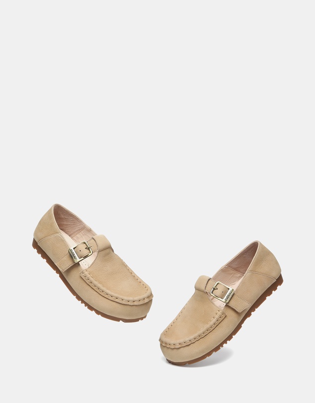 EVERAU - EverAU Ugg Maria Cow Suede Upper Loafer Oxfords Flats