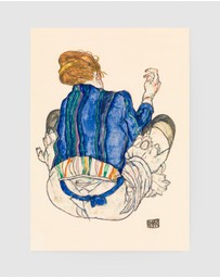 Inka Arthouse - Seated Woman by Egon Schiele Art Print