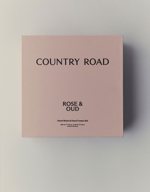 Country Road - Australian Made Rose & Oud Hand Care Set