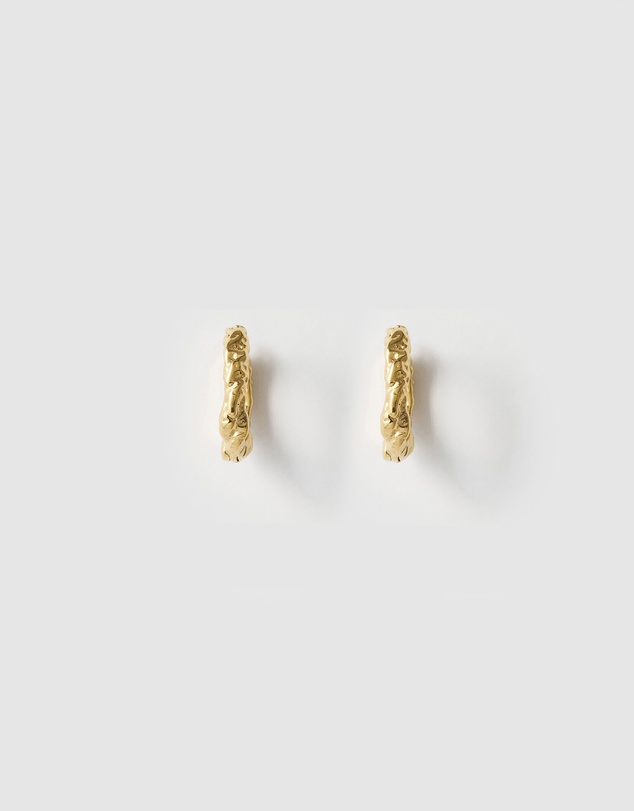 Arms Of Eve - Kira Gold Hoop Earrings - Mini