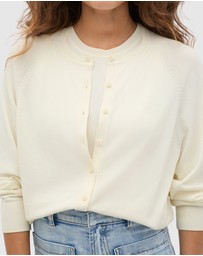 Seed Heritage - Cotton Blend Raglan Cardigan