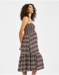 Ripe Maternity - Grace Shirred Dress