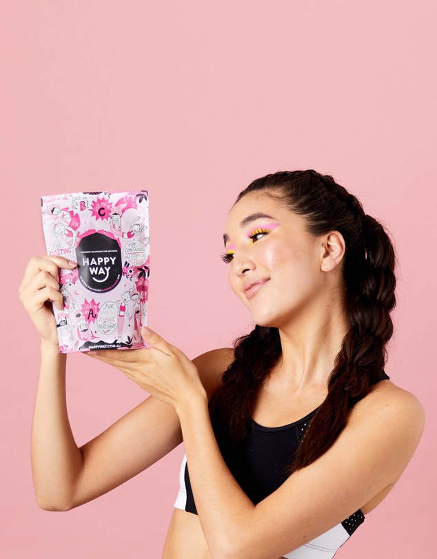 Happy Way - Raspberry BCAA Powder