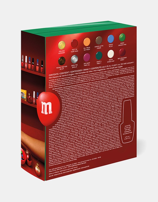 O.P.I - OPI x M&M's Collection Mini Nail Lacquer 12PC Advent Calendar