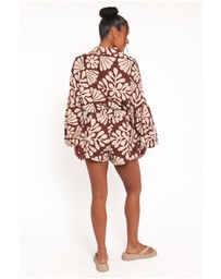 Petal & Pup - Tansy Playsuit - Brown Floral