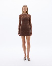 Dazie - Chai Spice Lace Mini Dress