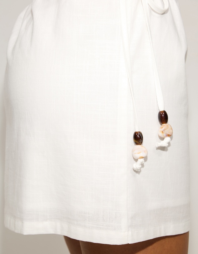 Dazie - Selene Low Rise Cotton Mini Skirt