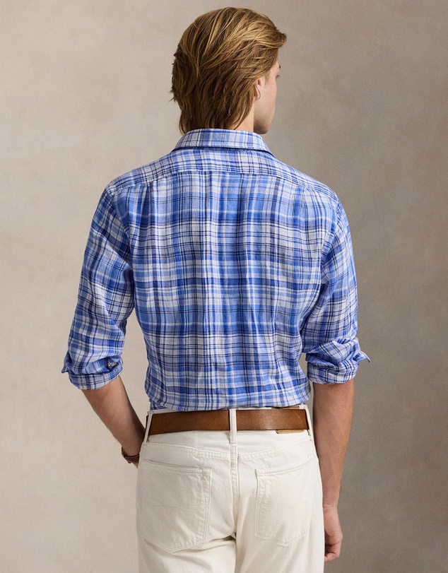 Polo Ralph Lauren - Classic Fit Plaid Linen Shirt