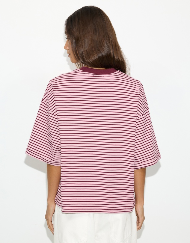 Dazie - Serve Stripe T-Shirt