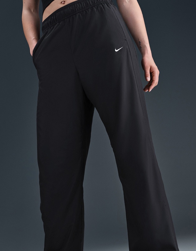 Nike - Sportswear Classic Mid-Rise Open-Hem Pants