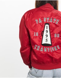Vintage by The Real Deal - Pre Loved - Vintage 1996 PA State Champions Satin Bomber Jacket